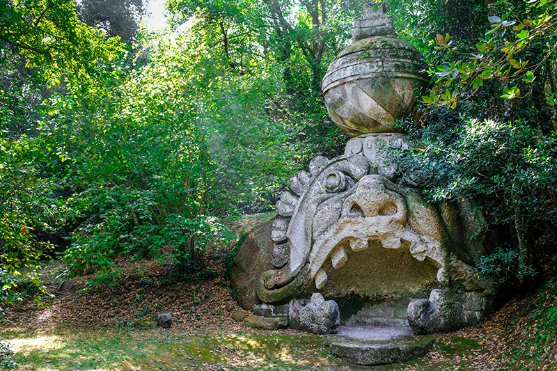 Statua Proteus al Sacro Bosco Bomarzo © JethroT