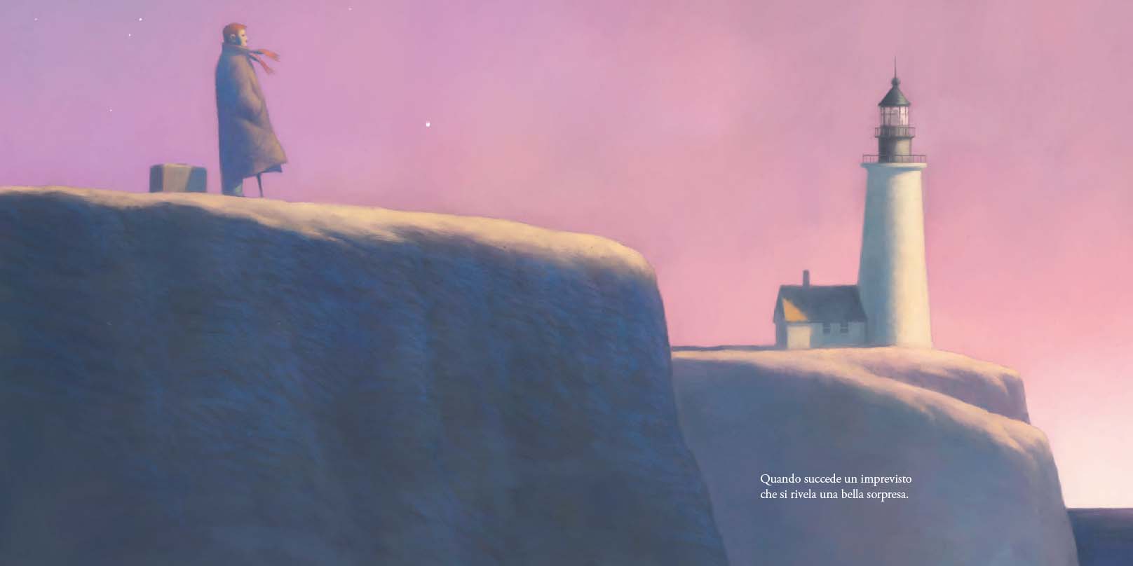 Pagina interna del libro "Il buon viaggio": il potere dell'imprevisto