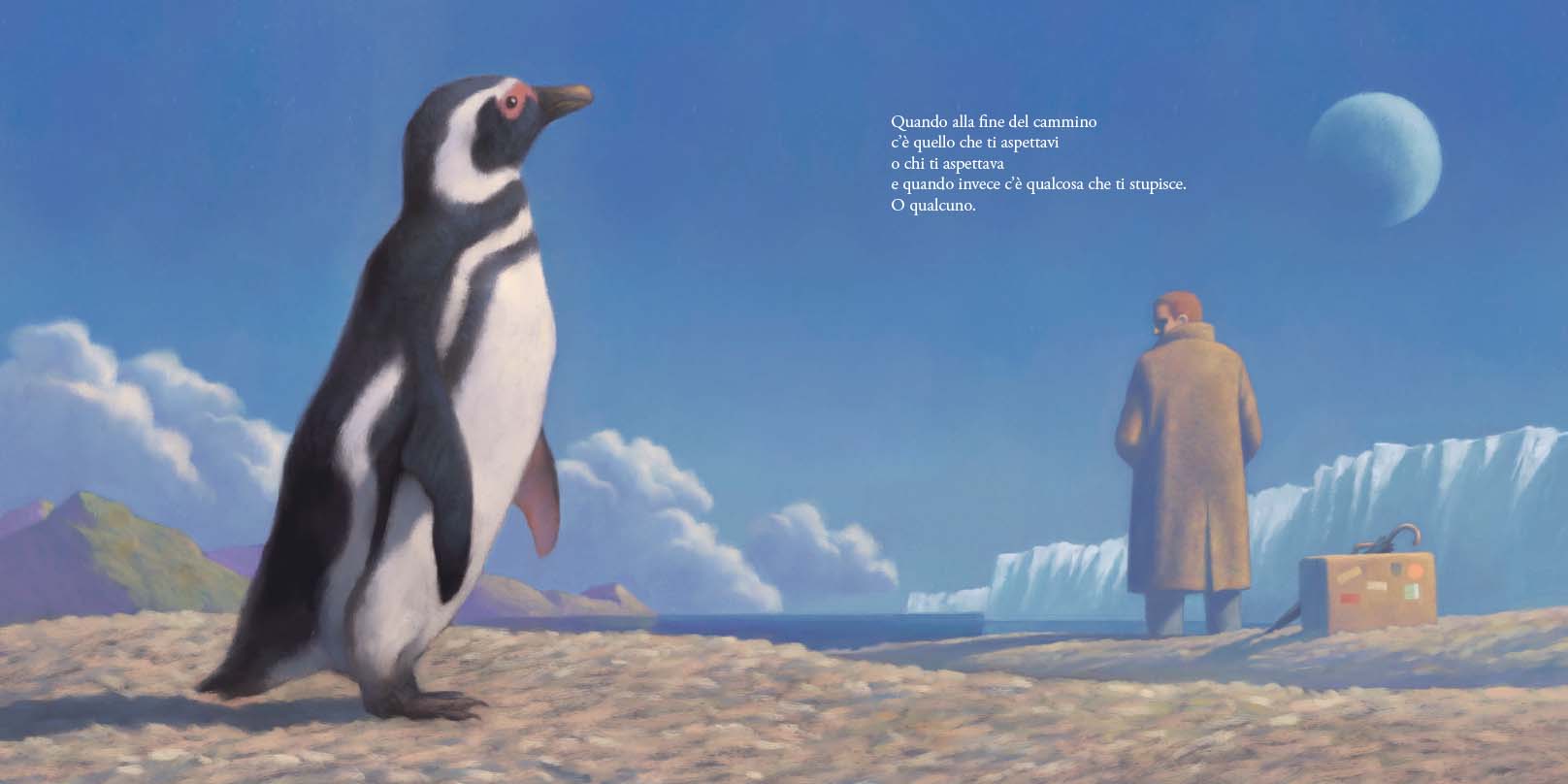 Pagina interna del libro "Il buon viaggio": finale inaspettato