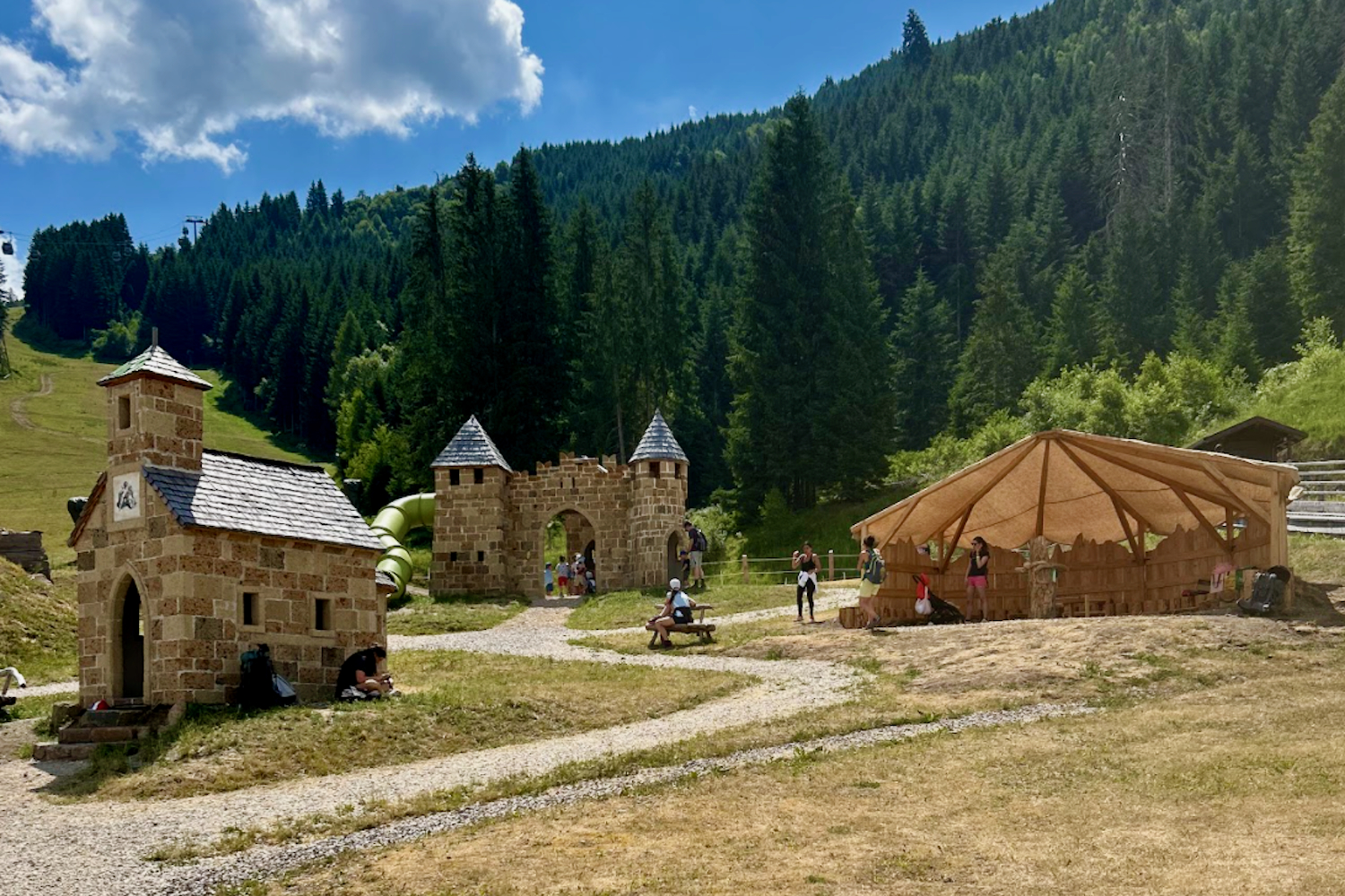 Parco giochi in Val di Fiemme, Villaggio dei racconti