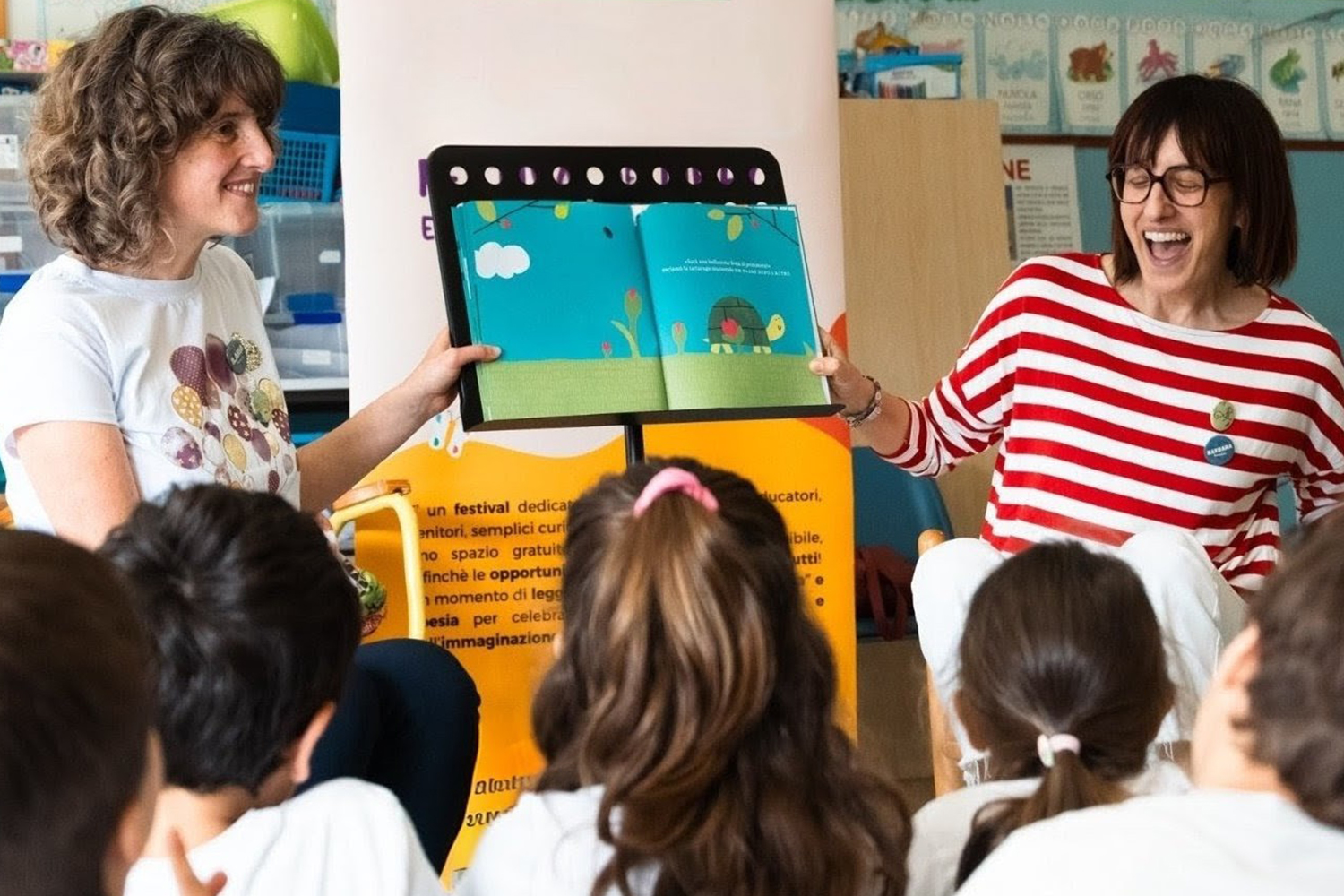 Letture animate di Barbara Balduzzi e Ilaria Antonini © Pollicino Book Fest