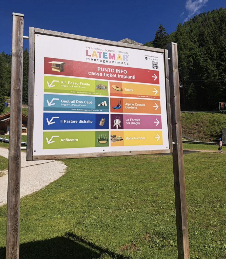 predazzo latemar montagna animata parco giochi val di fiemme