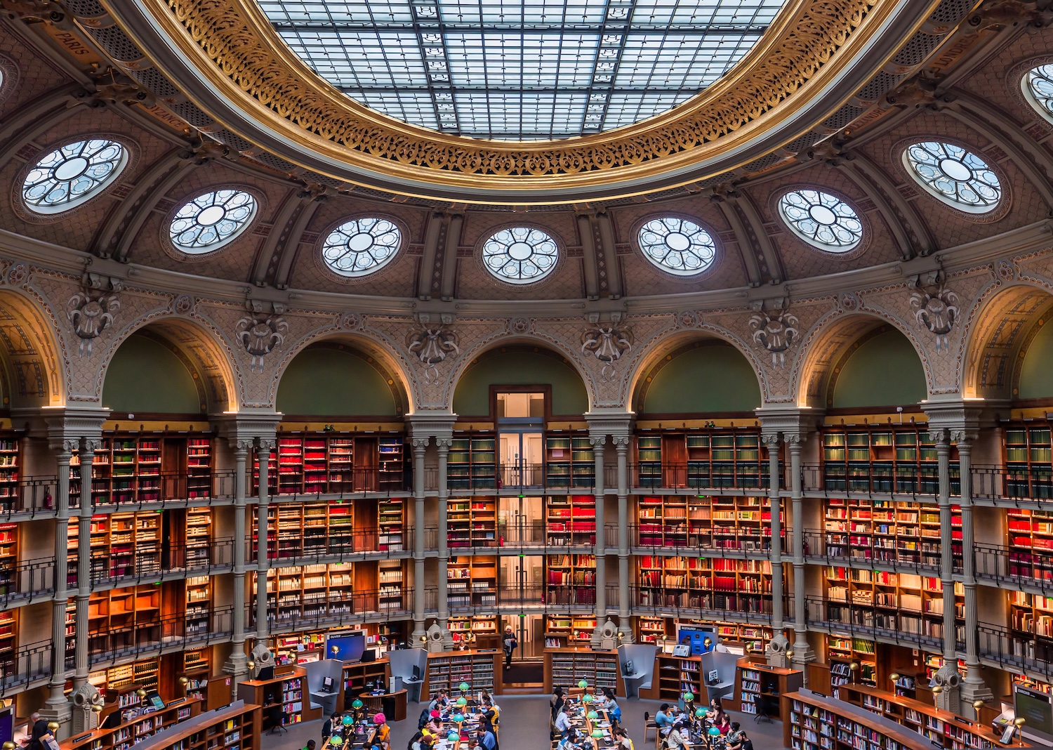 Parigi per adolescenti Biblioteca Richelieu, stanza ovale