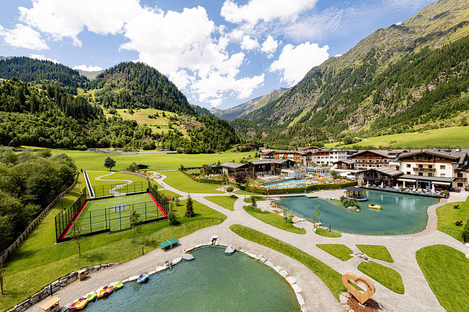 Schneeberg Resort con i bambini, panoamica estate