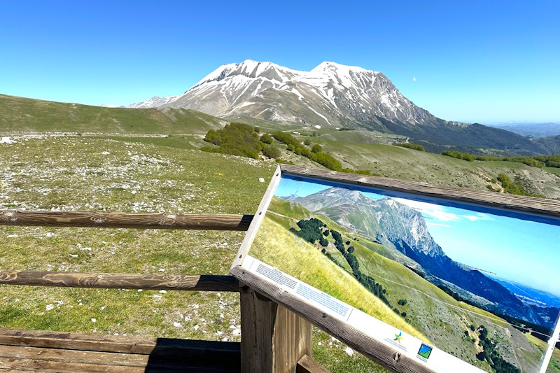 Vista sul Monte Vettore