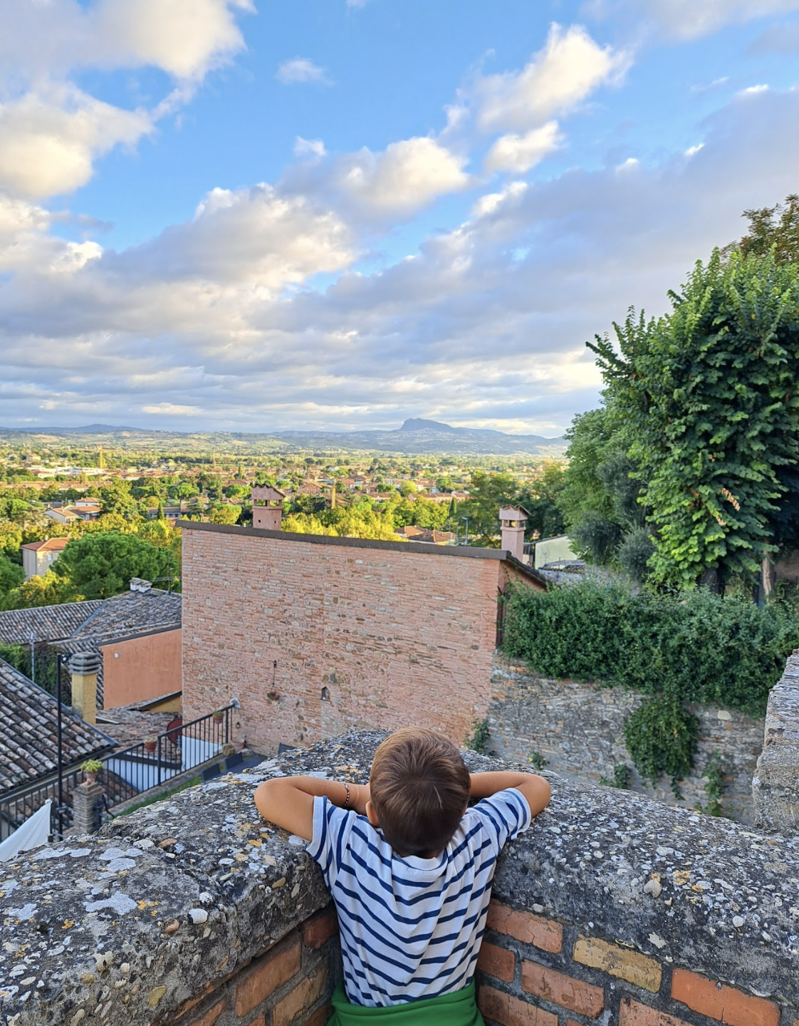 Panoramica di Santarcangelo di Romagna