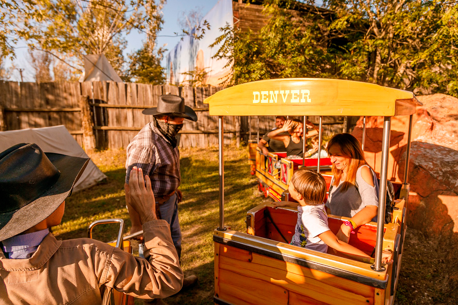Cowboy Railroad al parco Cowboyland