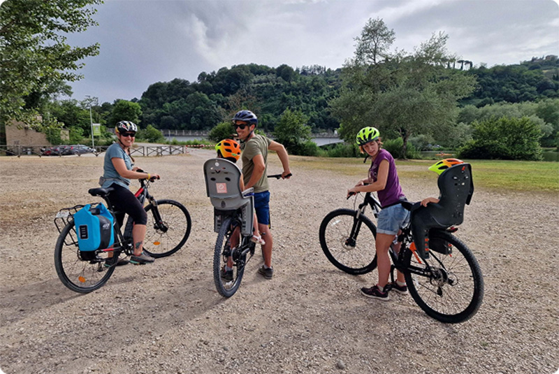 In bici con i bambini nella Riserva Nazzano Tevere Farfa