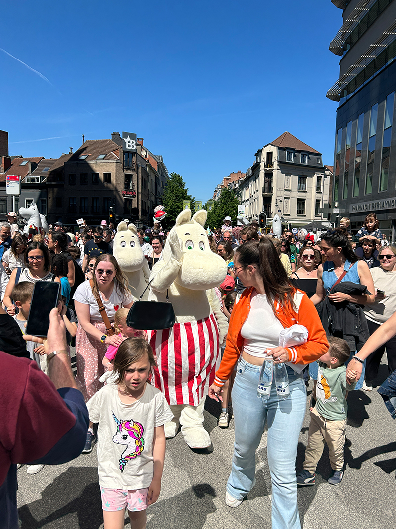 Famiglie alla Moomin Parade