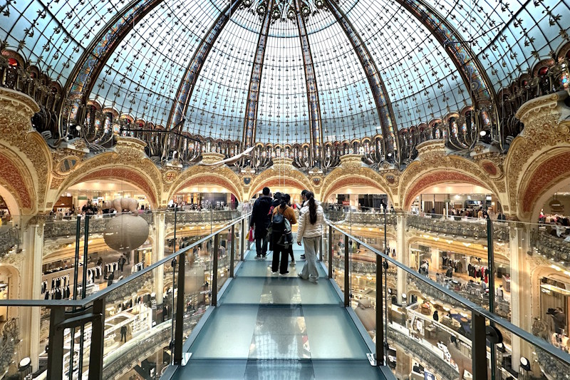 Passerella di vetro Galeries Lafayette