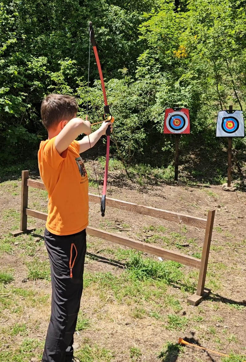 Tiro con l'arco per bambini e ragazzi alla Baita di Monte Cavo
