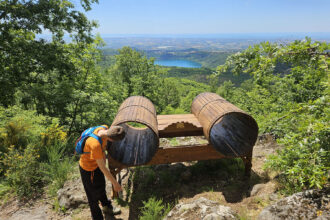 Museo diffuso del bosco Rocca di Papa, binocolo gigante