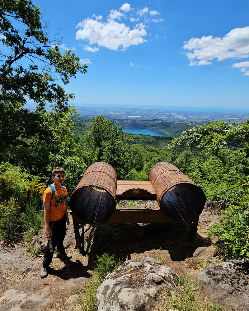 Museo diffuso del bosco Rocca di Papa, binocolo gigante