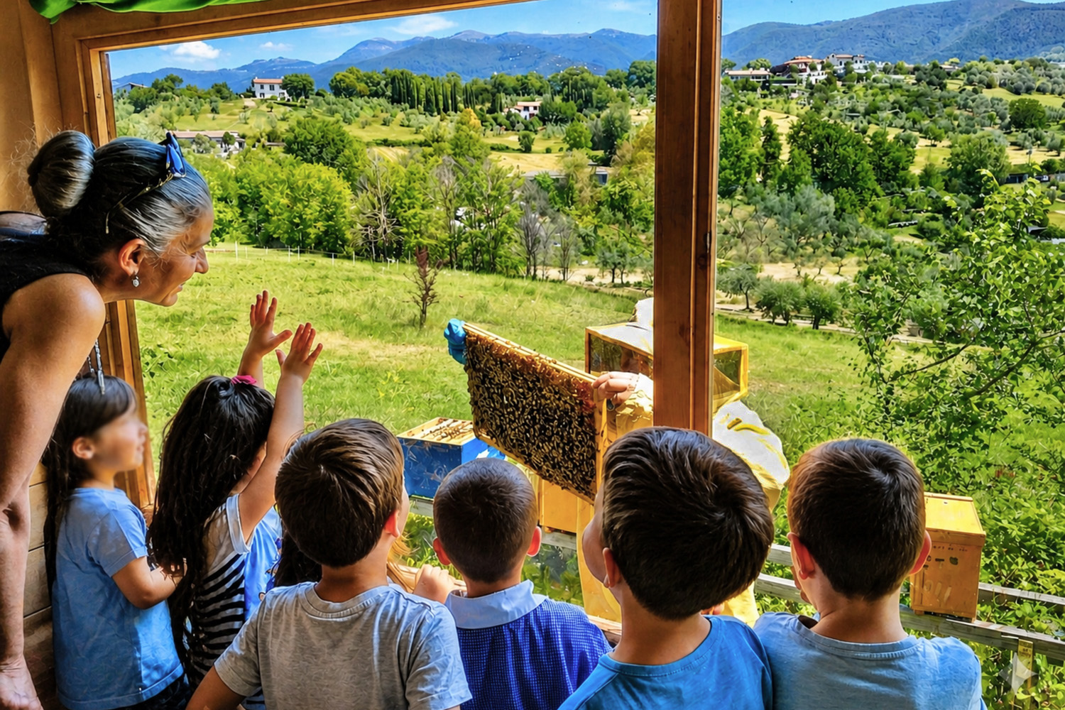 Laboratorio sulle Api per bambini in Sabina alla Casa Nettarina