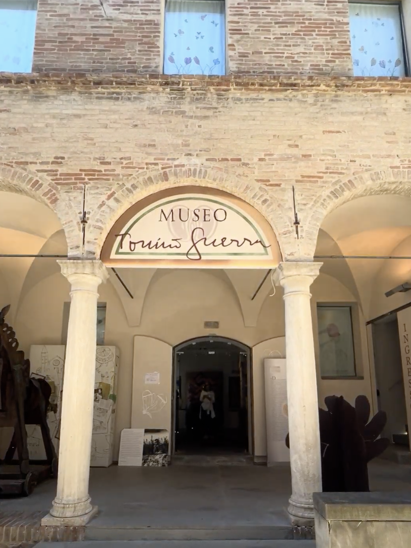 Ingresso del Museo di Tonino Guerra