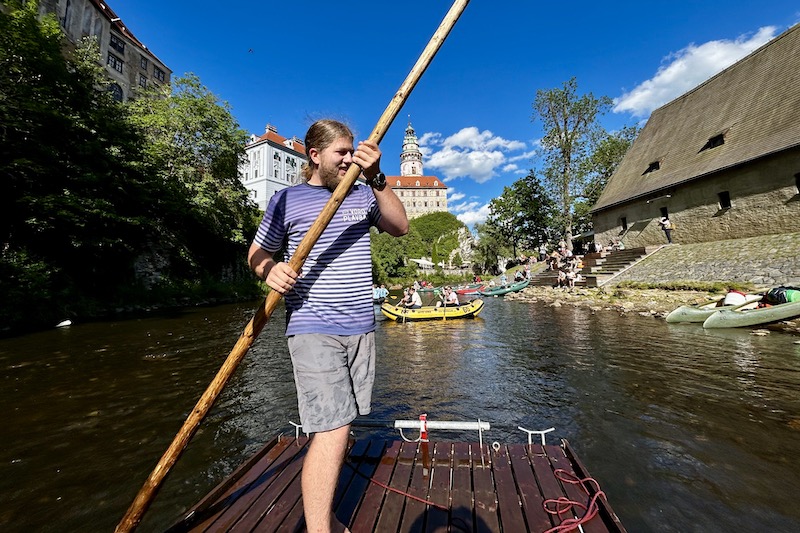 zattera Český Krumlov