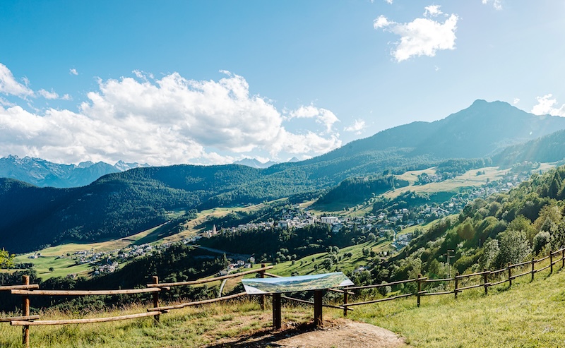 Panorama di Torgnon