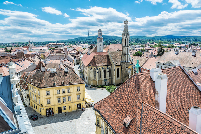 sopron ungheria con bambini