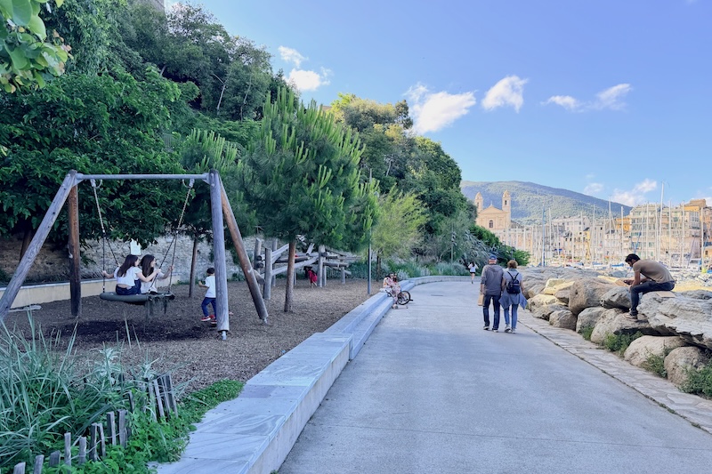 Parco giochi al Porto Vecchio di Bastia