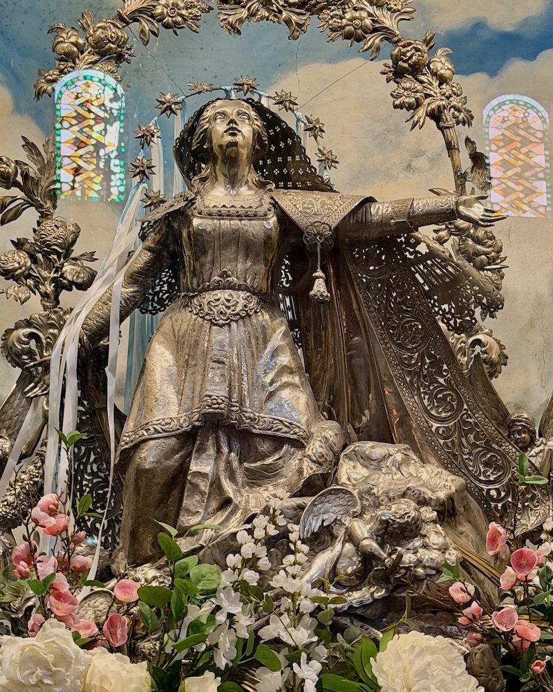 Cittadella di Bastia: Cattedrale di Santa Maria, statua in argento massiccio dell’Assunzione della Vergine