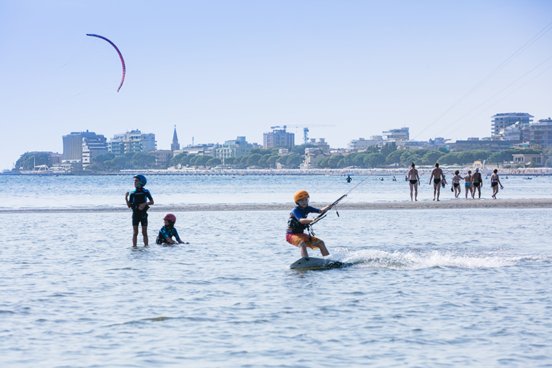 Kitesurf per bambini a Grado