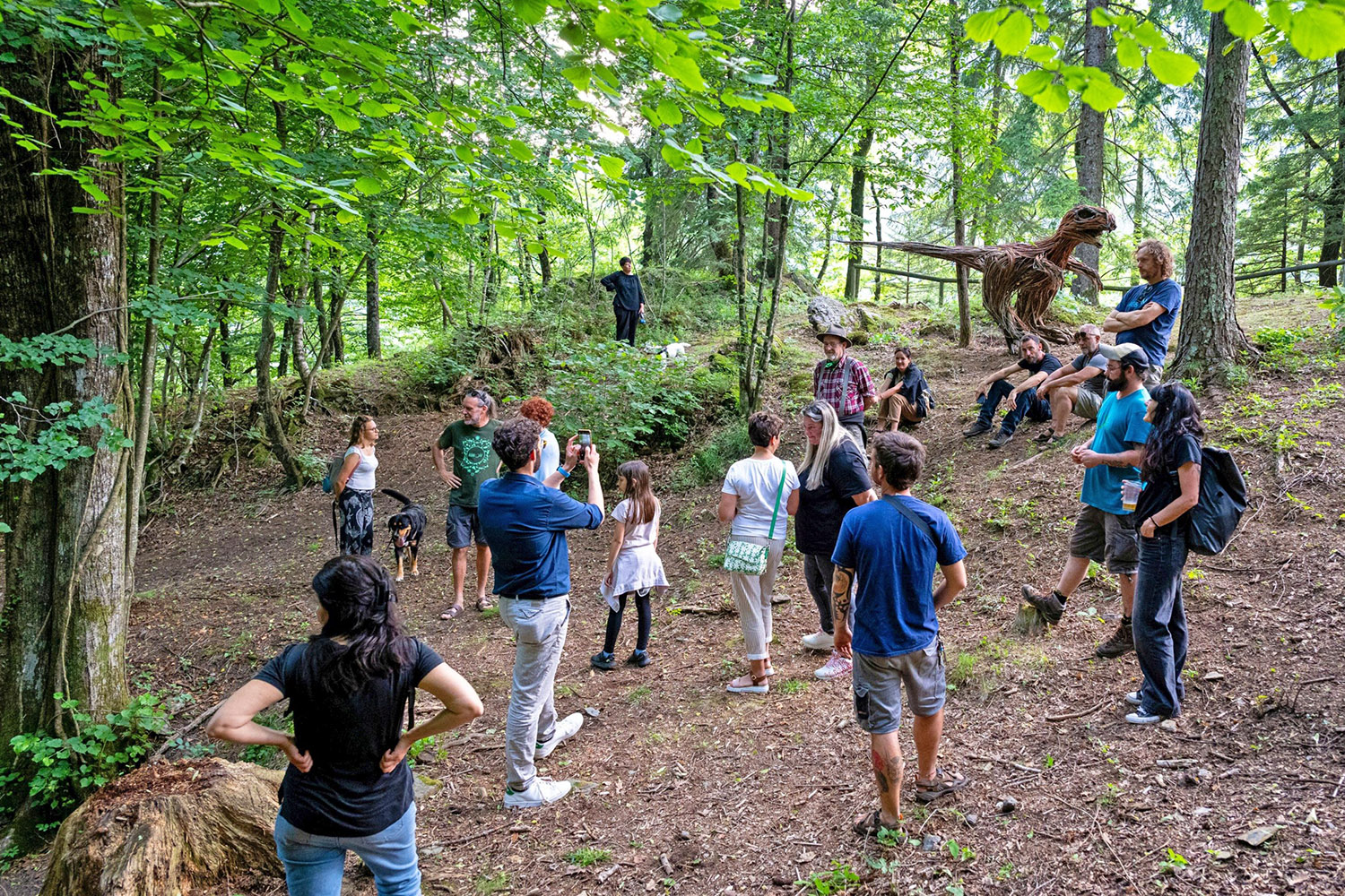 Montagne del Friuli Venezia Giulia con i bambini, Land Art a Paluzza, il dinosauro