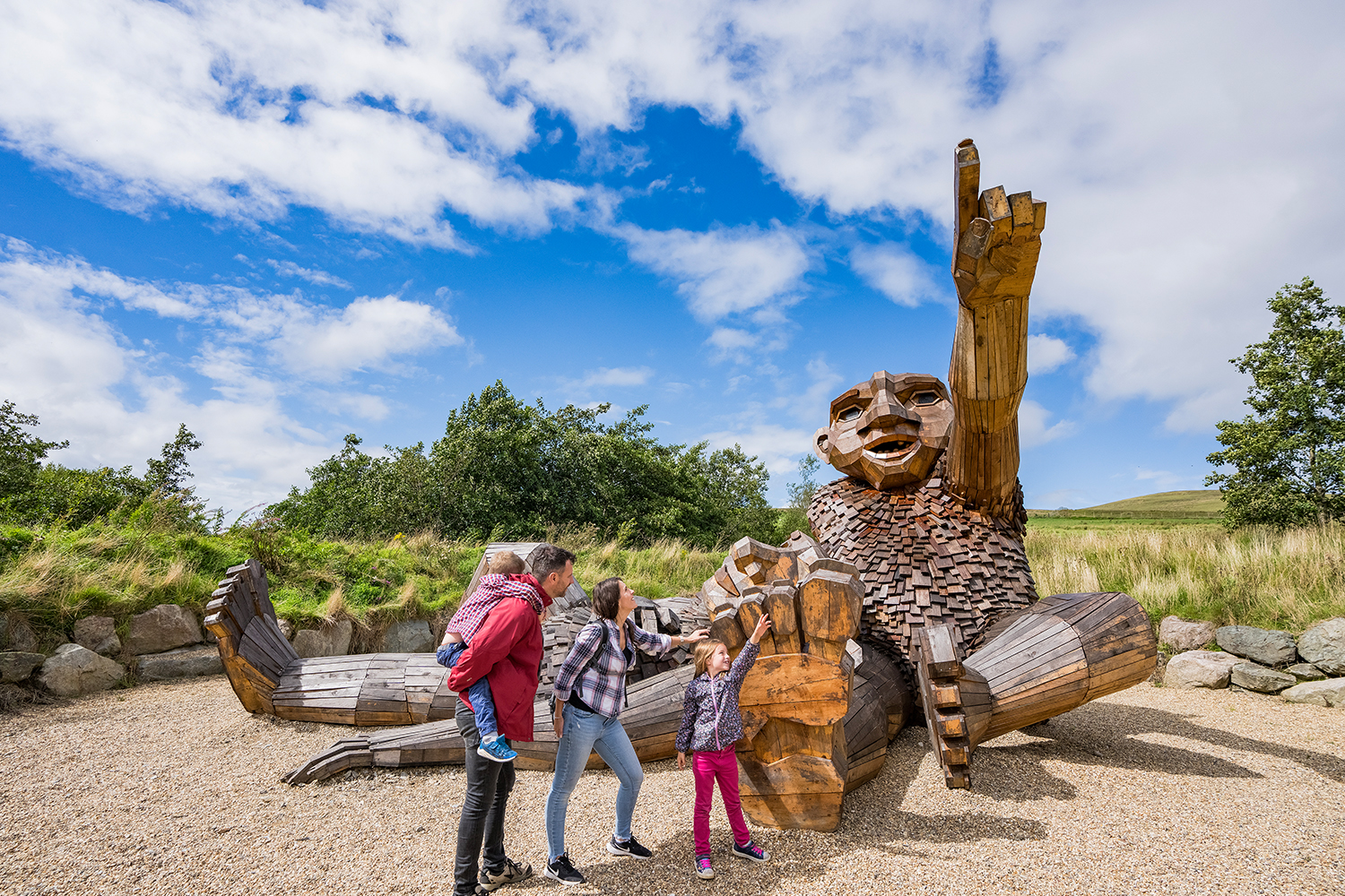 Giants of the Sperrins Sculpture Trail © Brian Morrison Courtesy of Mid Ulster District Council, Fermanagh and Omagh District Council and Derry City and Strabane District Council