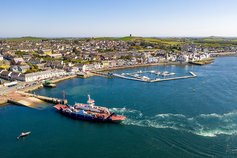 Traghetto che collega Portaferry a Strangford © John Clarke for Ards and North Down Council