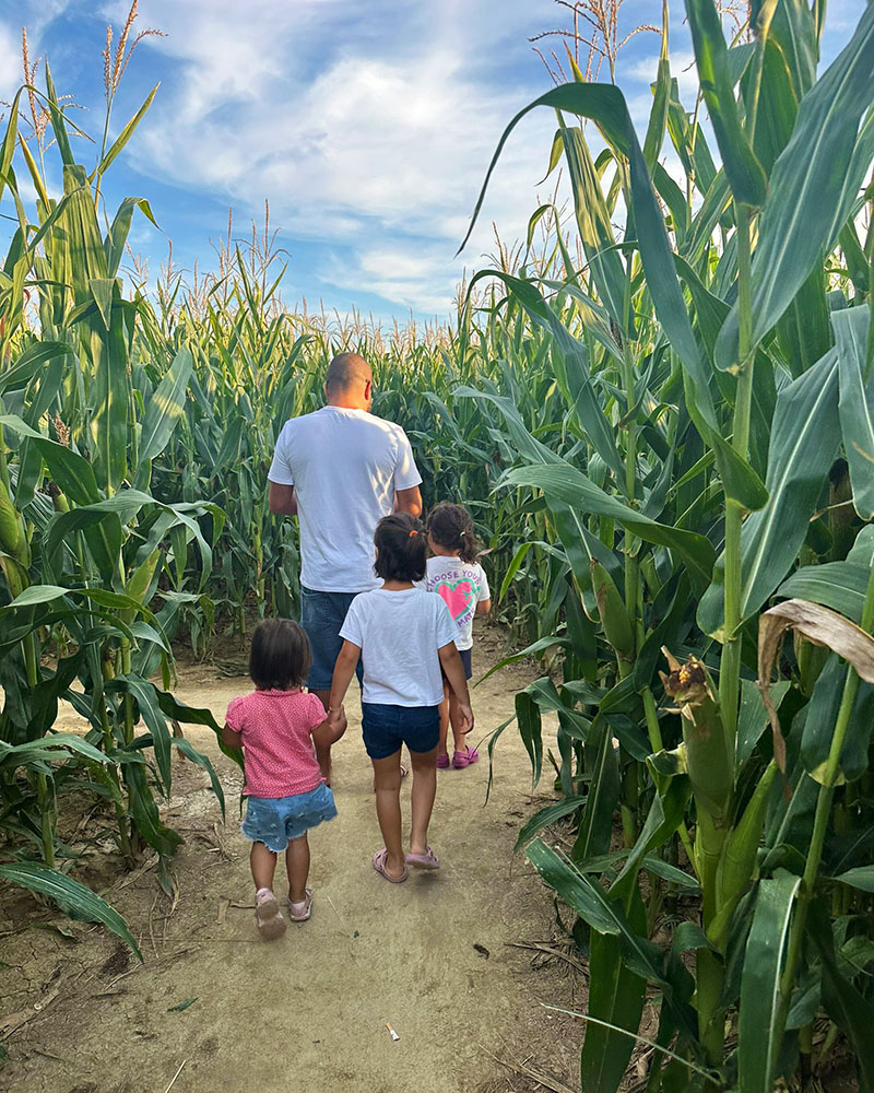 Labirinto di Hort con i bambini
