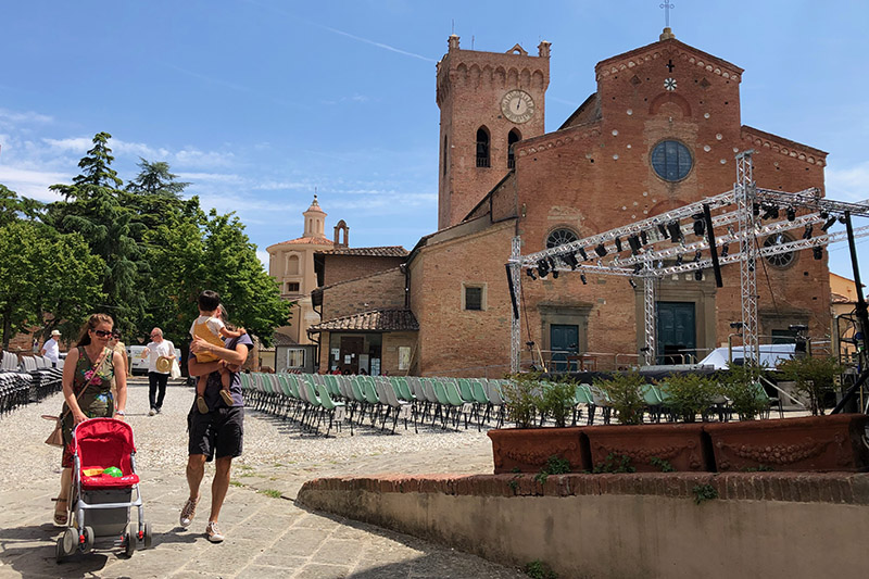 La luna è azzurra, San Miniato