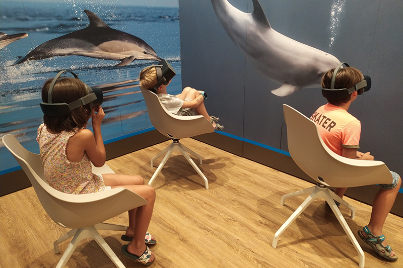 Visori 3 D a Salata nel Parco dell'Arcipelago Toscano