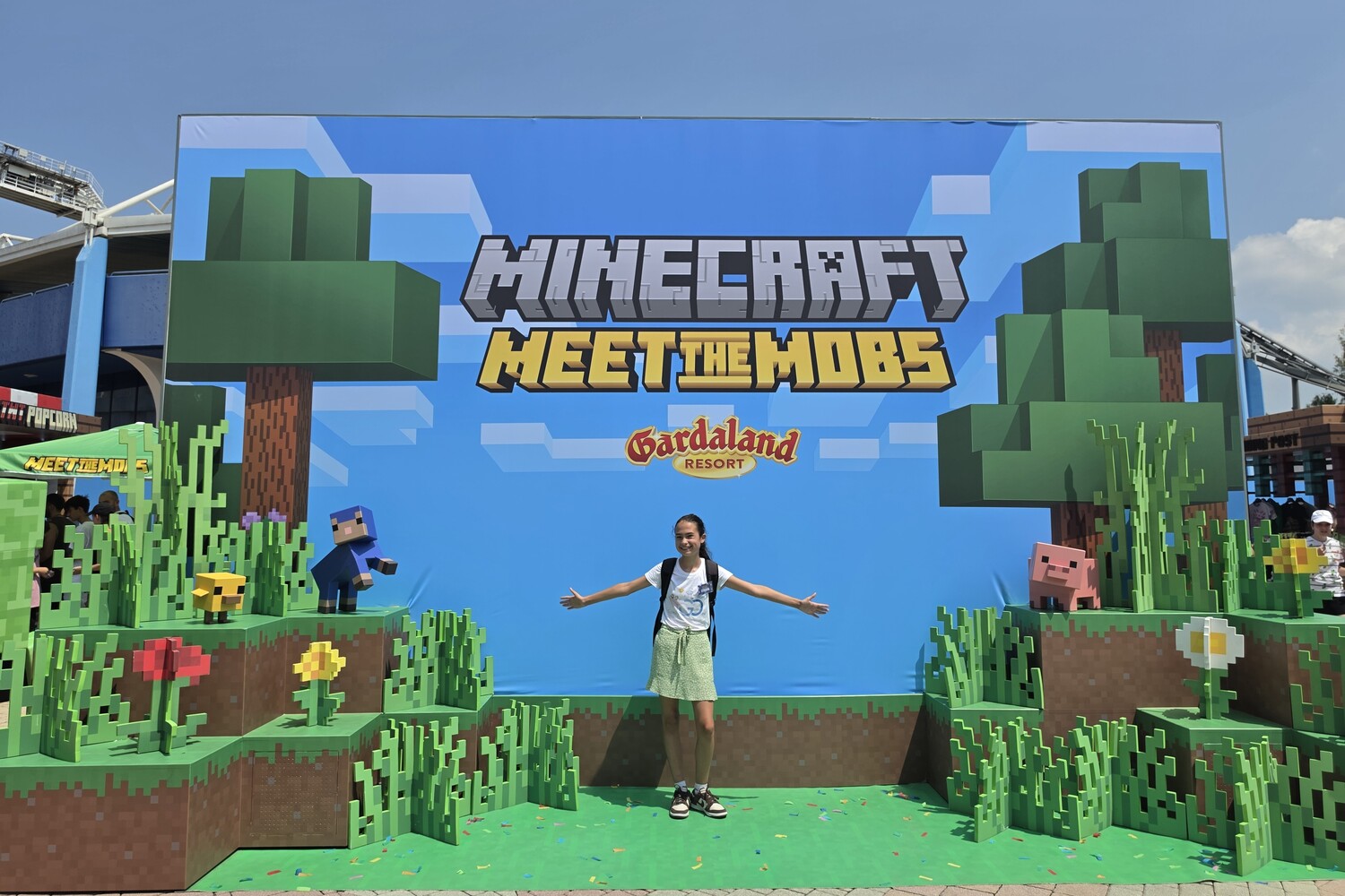 Gardaland: Minecraft Meet the Mobs. Minecraft Hub © Erika Fasan