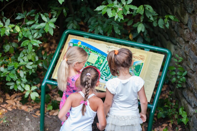 Parco di Pinocchio a Collodi: bambini