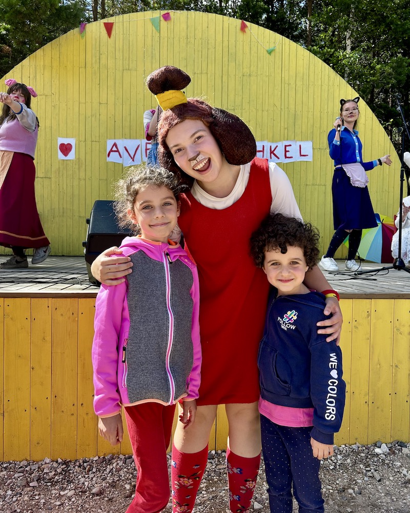 parco di Lottemaa con lotte e bambine