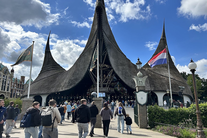L'ingresso al parco di Efteling in Olanda