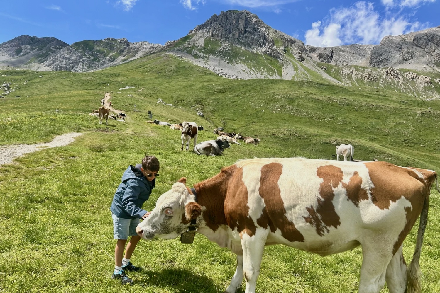 Passo San Pellegrino con bambini