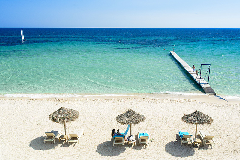Forte Village a Pula in Sardegna con i bambini, la spiaggia