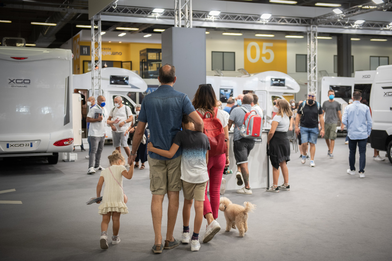 Parma: Salone del Camper. Padiglioni famiglie