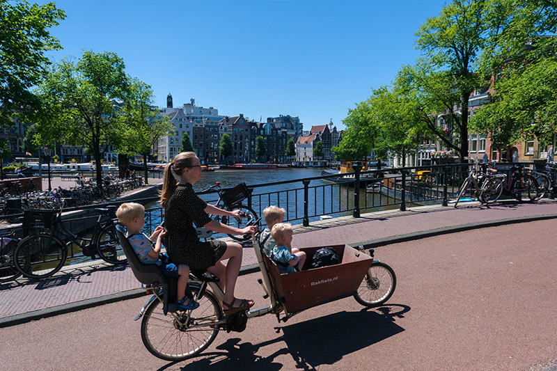 Amsterdam in bici