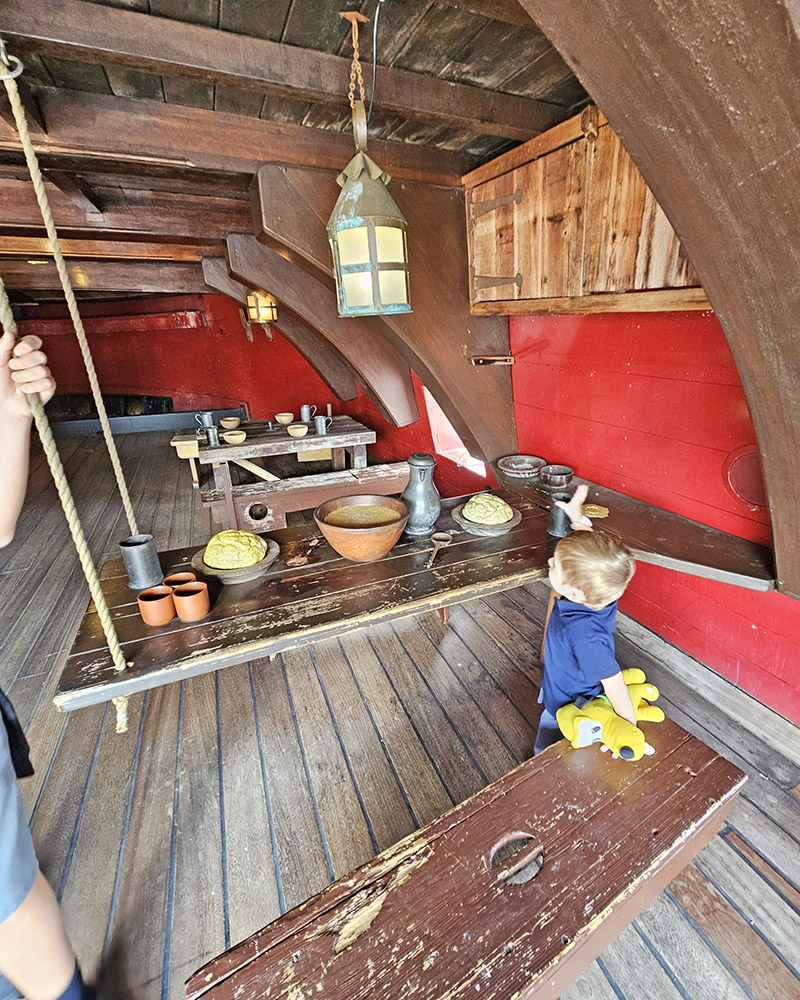 Museo Marittimo di Amsterdam, cucina di bordo