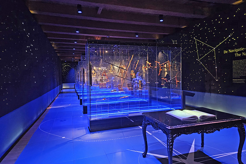 Museo Marittimo di Amsterdam, sala degli strumenti