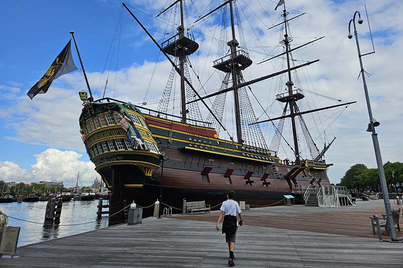Museo marittimo di Amsterdam, veliero