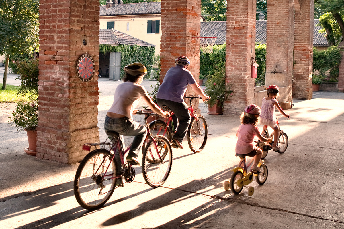 In bici con i bambini in Monferrato