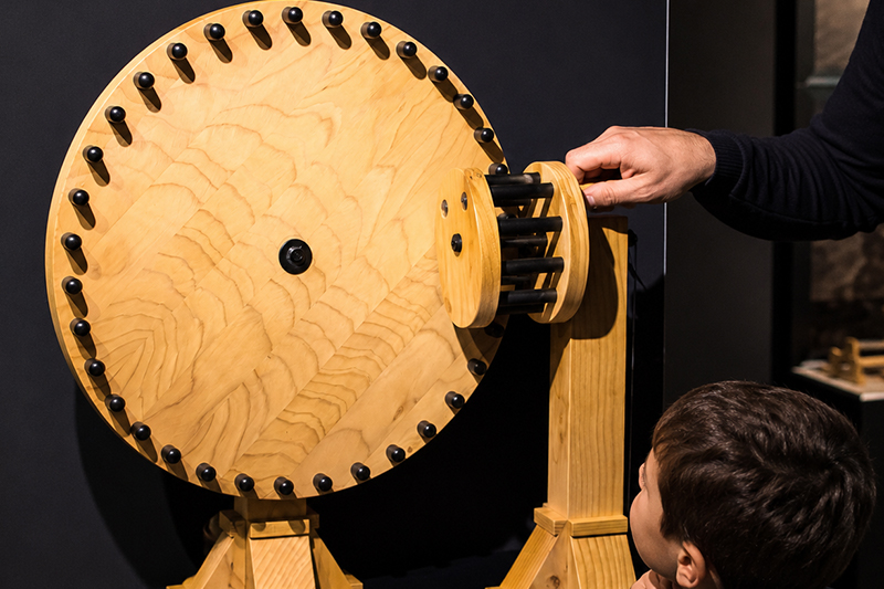 Modello esposto al Museo Archimede e Leonardo di Siracusa © Museo Archimede e Leonardo - Siracusa