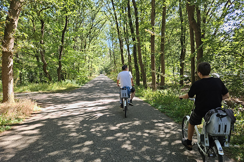 Bici a Hoge Veluwe in famiglia