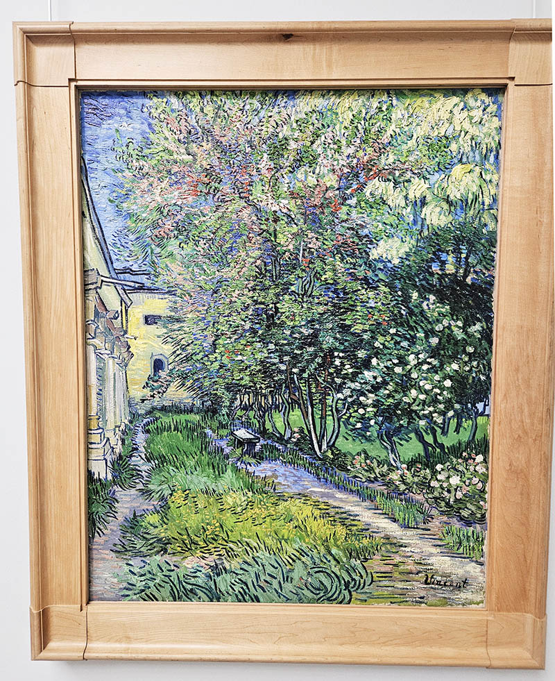 l giardino dell'istituto a Saint-Rémy di Van Gogh