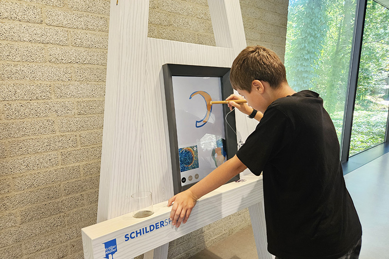 Tele digitali nel museo Kroller-Muller