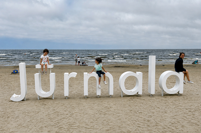 La spiaggia di Jūrmala