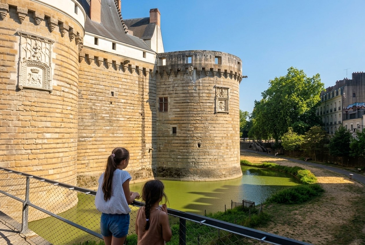 Nantes: il Castello dei Duchi di Bretagna. Ingresso © E. Fasan