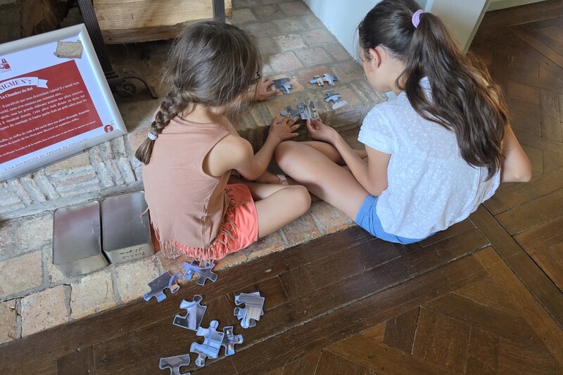 Le Vignoble de Nantes: Chateau de Goulaine. Giochi per bambini nella Camera del Re © E. Fasan